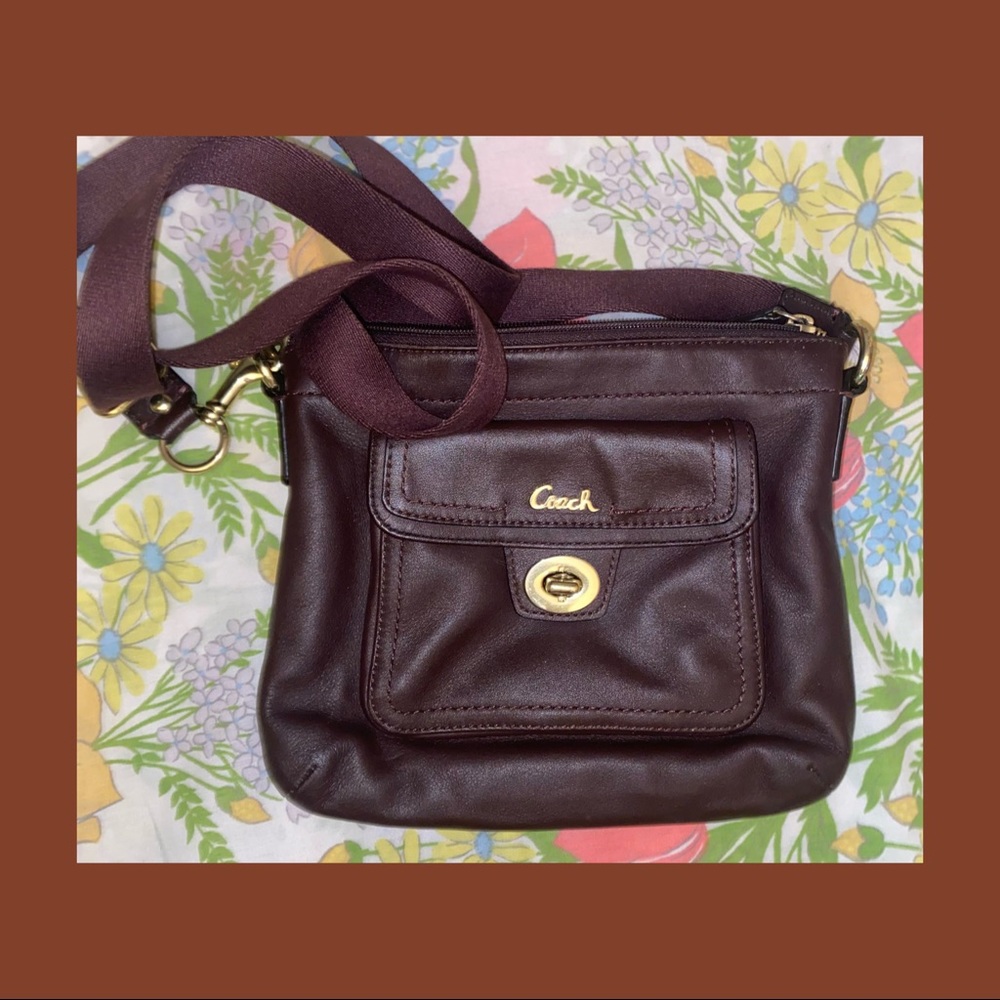 Coach leather bag
